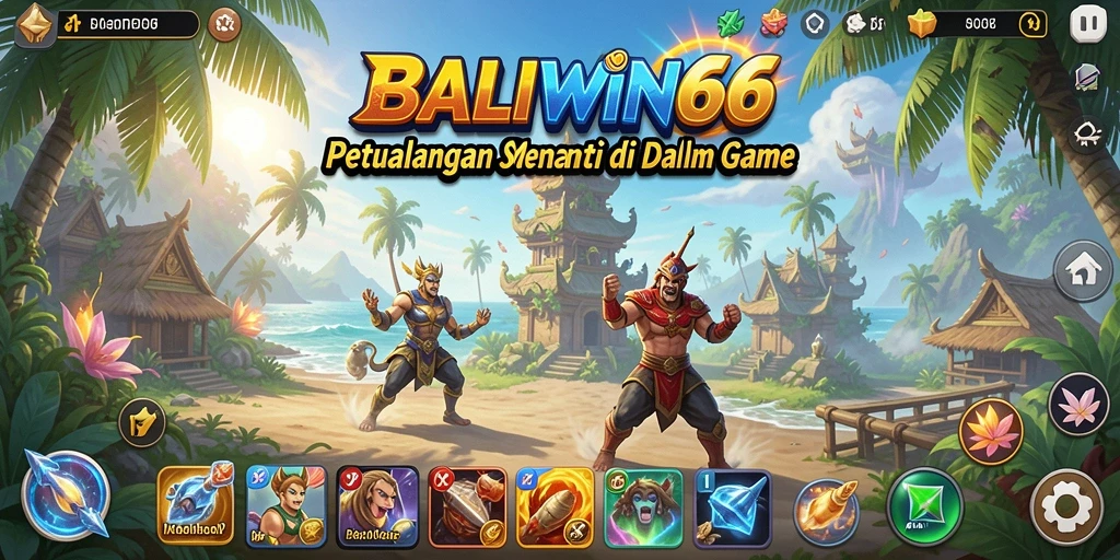 Tampilan menarik dari gameplay petualangan di BALIWIN66.