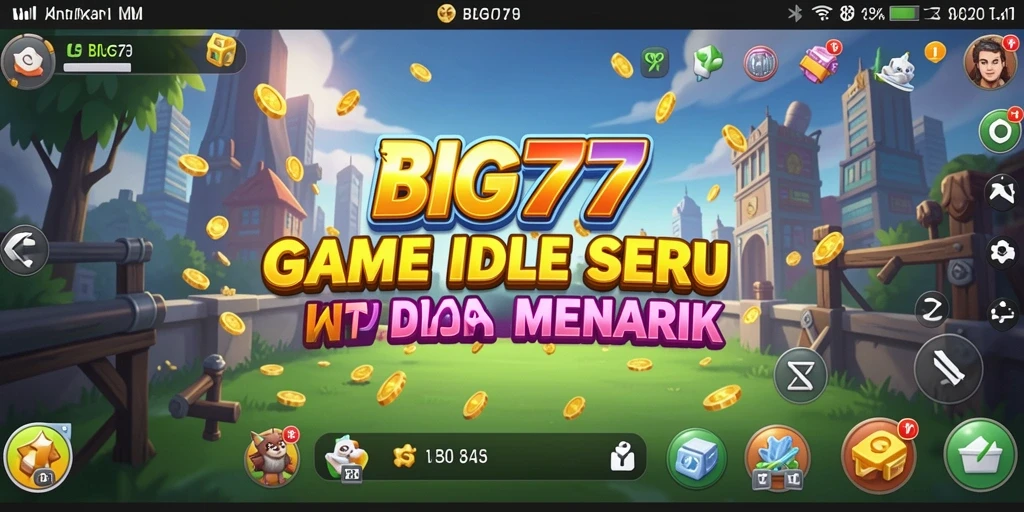 Tampilan gameplay BIG77 yang menarik dan penuh warna.