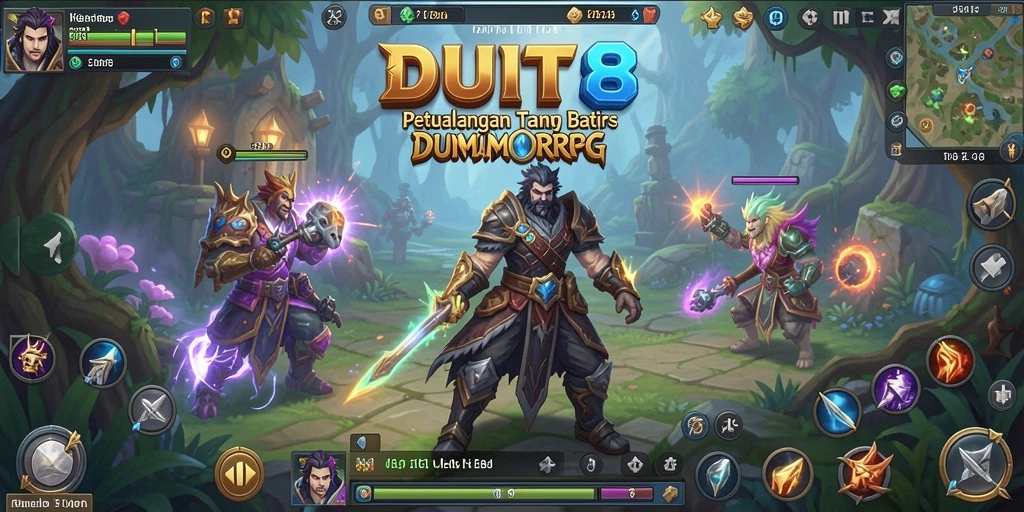 Tampilan gameplay seru dalam dunia DUIT8 yang mendebarkan.