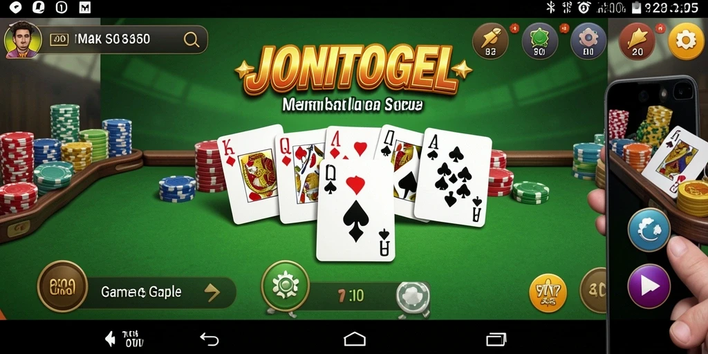 Tampilan gameplay JONITOGEL yang seru dan interaktif.