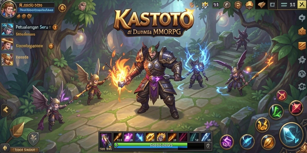 Tampilan screenshot KASTOTO menunjukkan aksi seru dalam permainan MMORPG.