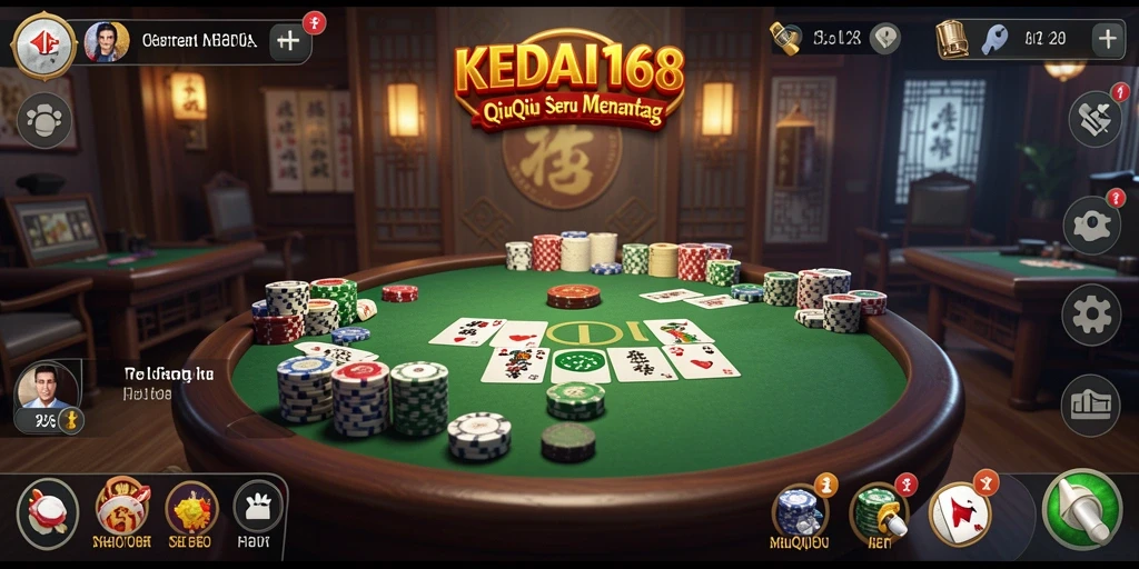 Screenshot gameplay QiuQiu KEDAI168 yang menarik dan seru.