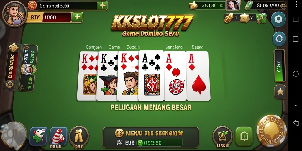 Gameplay seru KKSLOT777 dengan interaksi pemain.