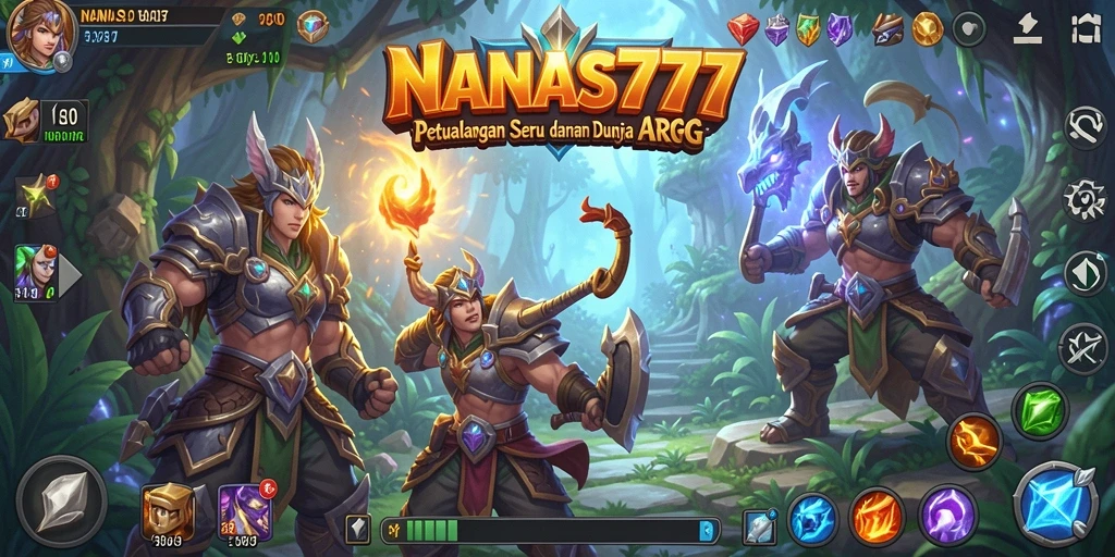 Tampilan gameplay NANAS777 yang seru dan mendebarkan.