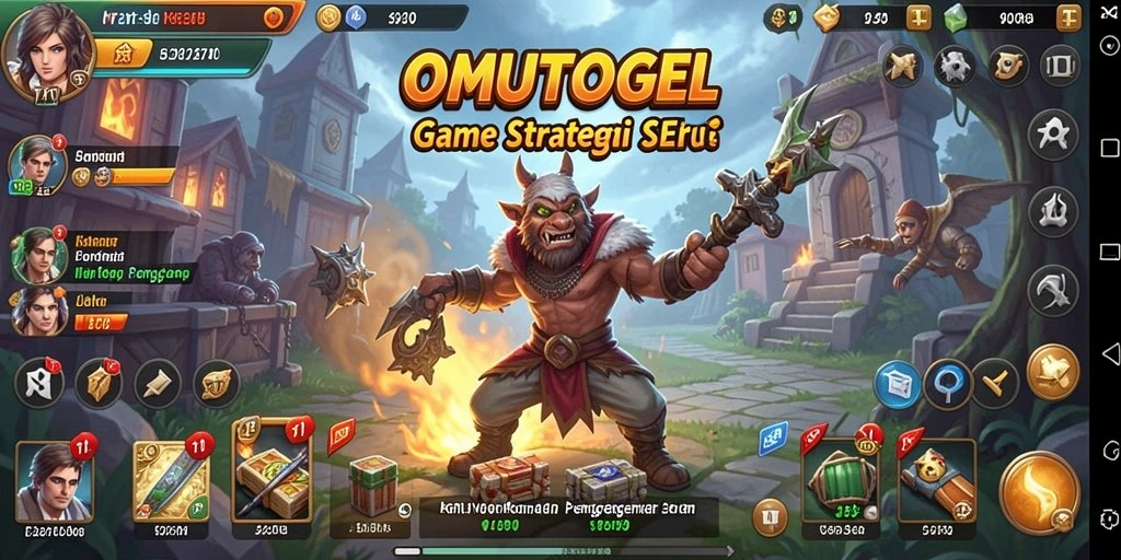 Screenshot gameplay OMUTOGEL menampilkan aksi strategi yang mendebarkan.