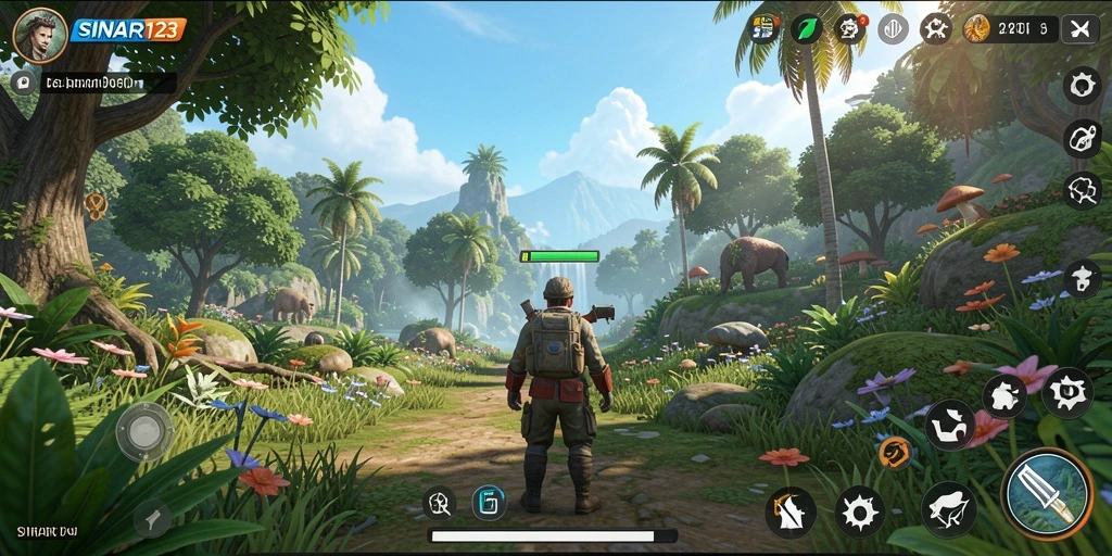 Gameplay menarik di dunia terbuka SINAR123 yang luas.