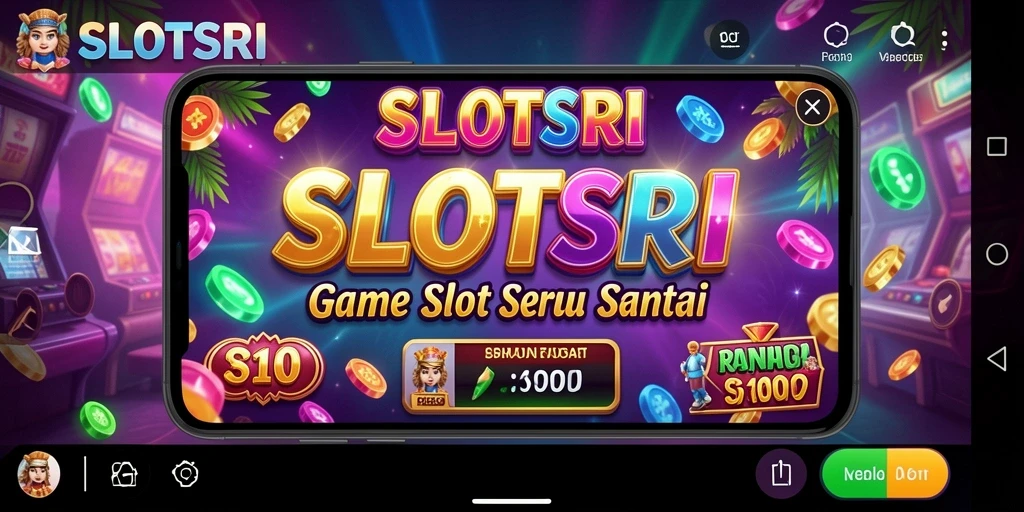 Tampilan gameplay SLOTSRI yang menawan dan menyenangkan.