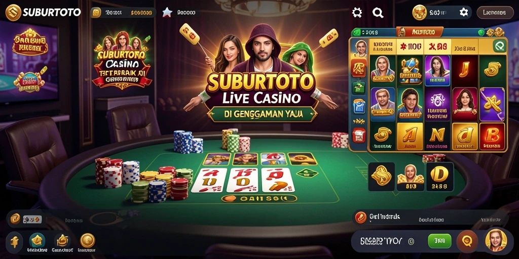 Tampilan gameplay langsung SUBURTOTO yang mengasyikkan dan interaktif.